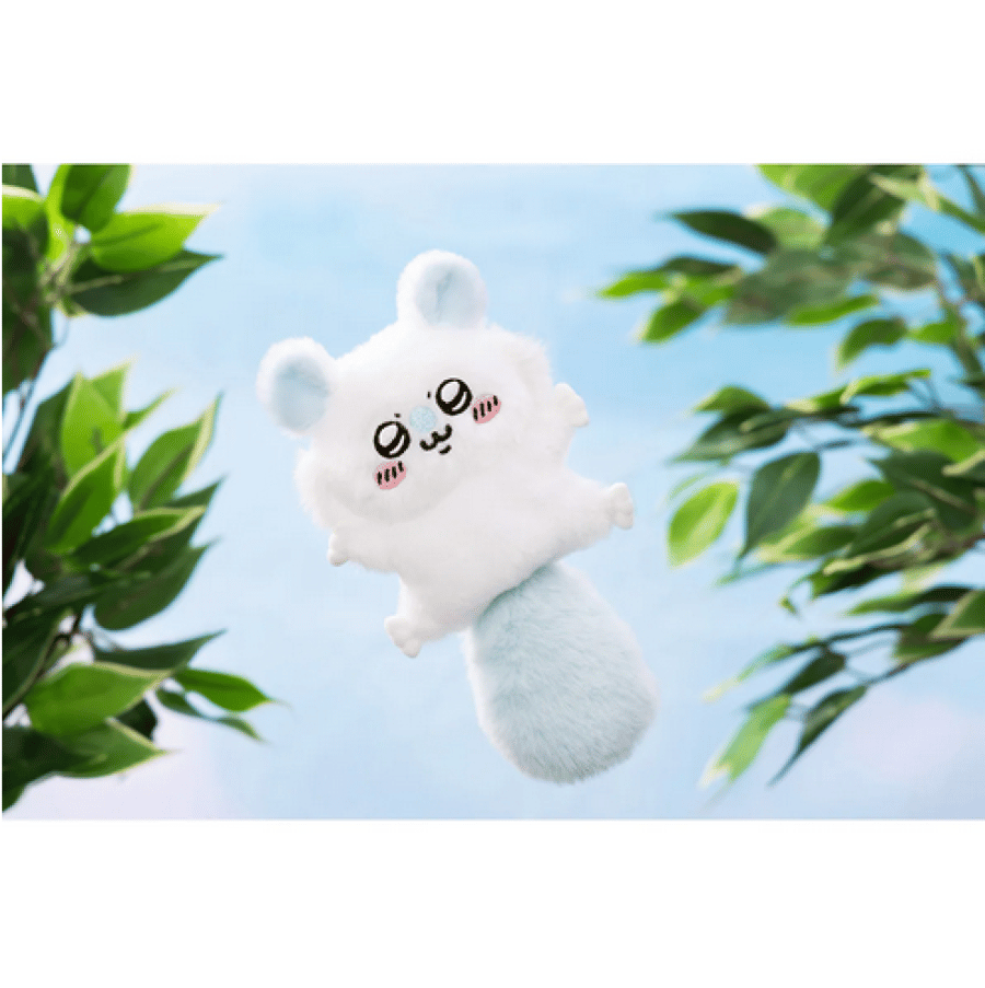 دمية مومونغا مع تعليقة | Chiikawa Flying Squirrel Mascot