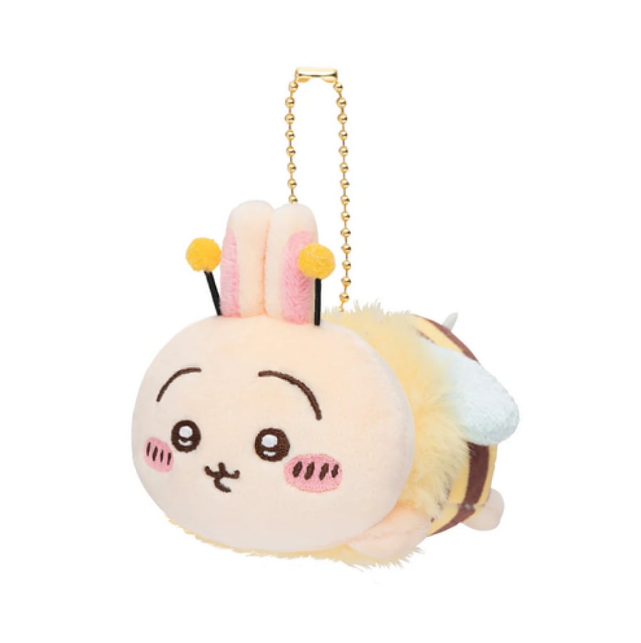 النحولة اوساغي دمية مع ميدالية | Chiikawa Bee Mascot (Rabbit)