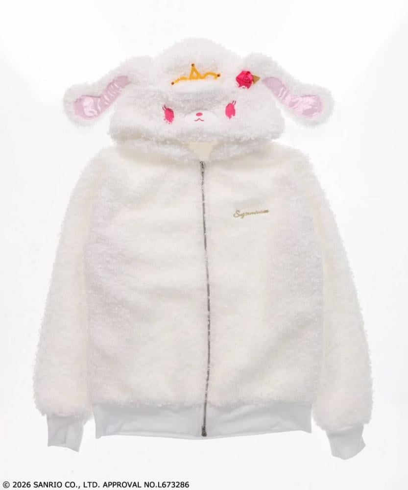 هودي فرو للتنكر بشخصية شوقر مينويت × سبينس |     Sugar Minuet × SPINNS Character Fur Hoodie Dress
