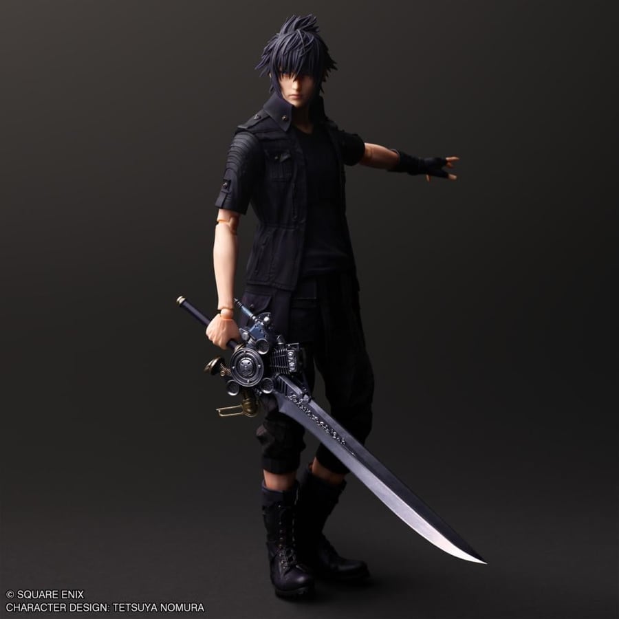 فاينل فانتسي  مجسم نوكتس لوسيس كايلوم | FINAL FANTASY XV PLAY ARTS SHIN Action Figure - NOCTIS LUCIS CAELUM