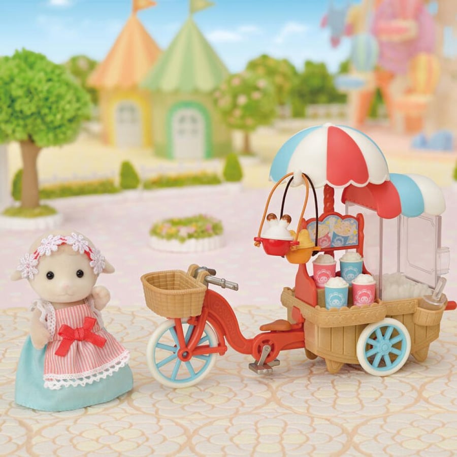 سلفانيان فاميليز كشك الفشار المتنقل | Sylvanian Families Popcorn Delivery Trike