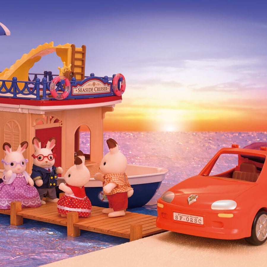 سلفانيان فاميليز سيارة بمقعدين | Two-Person Open-Top Car Sylvanian Familes