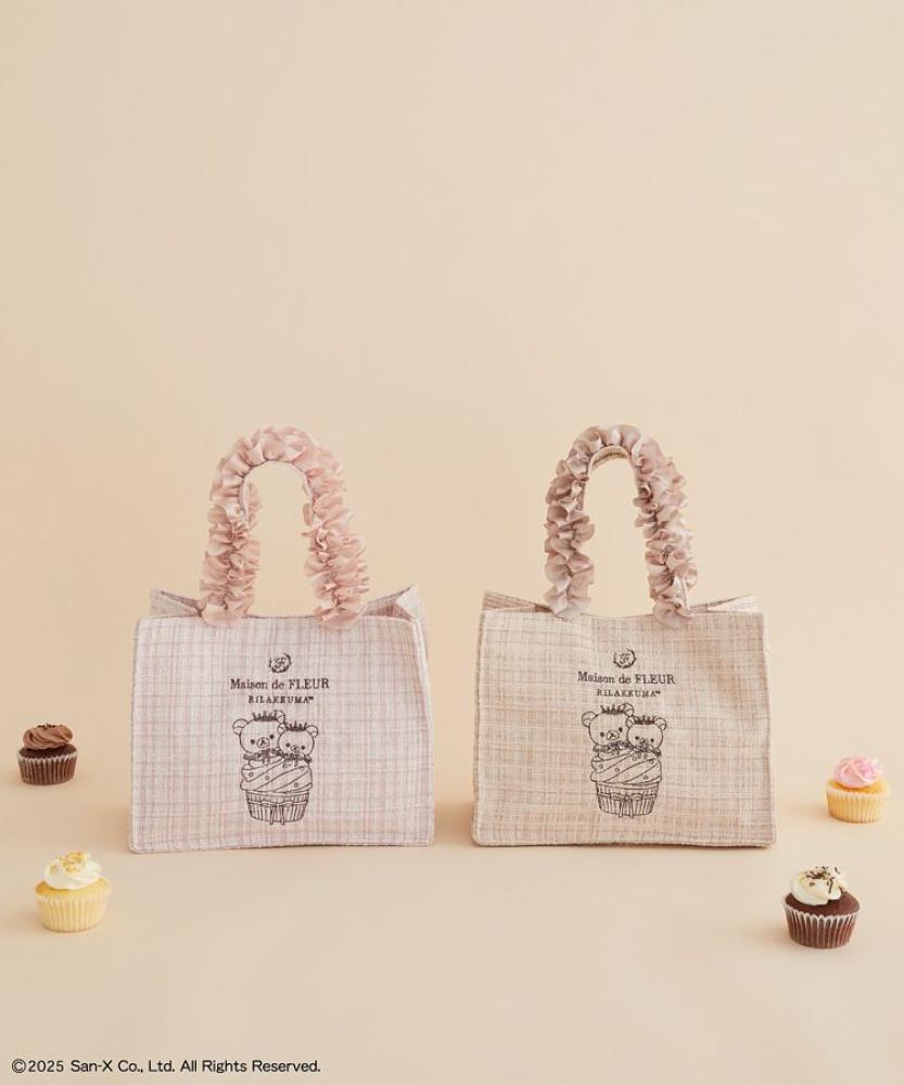Rilakkuma Frill Handle Square Tote
