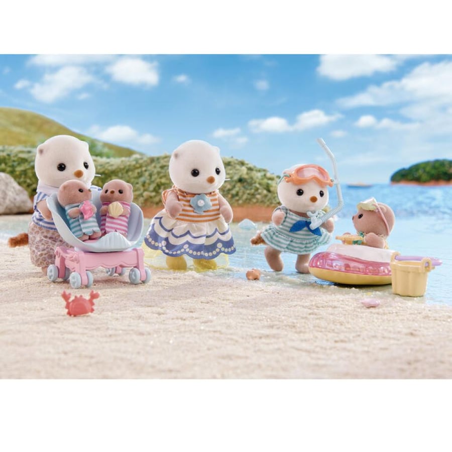 سلفانيان فاميليز عائلة ثعالب البحر |  Sylvanian Families Sea Otter Family set