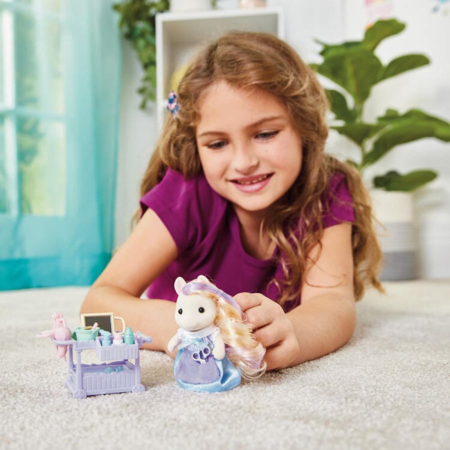 سلفانيان فاميليز مجموعة تصفيف وتسريح الشعر | Sylvanian Families Pony's Hair Stylist Set