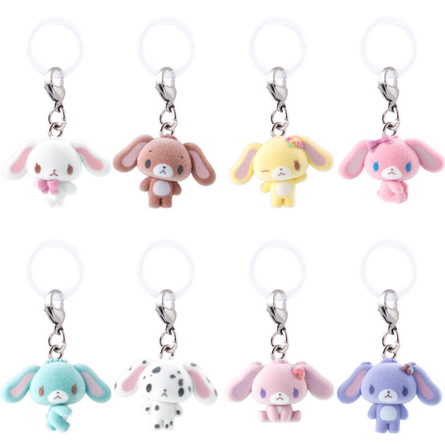 قاتشابون ميداليات شوقر بانيز القطفية | Sugar Bunnies Fluffy Charm Accessories
