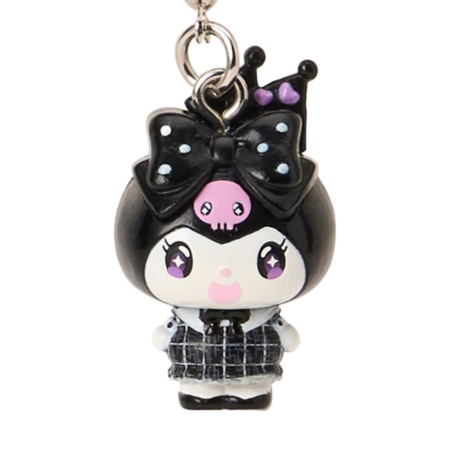 تعليقة كورومي بنمط قيرلي | Kuromi Strap Girly (Makkuro Kuromi Mode)