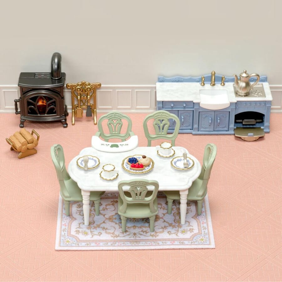 سلفانيان فاميليز غرفة طعام | Sylvanian Families Cozy Kitchen set