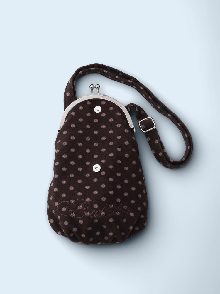 باد بلو حقيبة باو بنقشة نقاط ناعمة | Bad Blue Dot Cozy Bao Bag