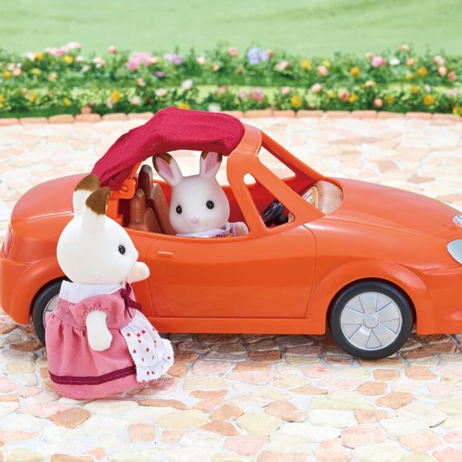 سلفانيان فاميليز سيارة بمقعدين | Two-Person Open-Top Car Sylvanian Familes
