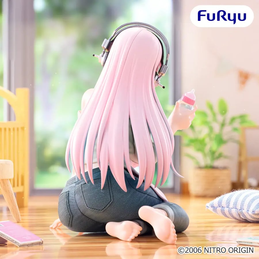 سوبر سونيكو – مجسم نودل ستوبر (mother Sonico) | Super Sonico – noodle stopper figure (mother sonico)