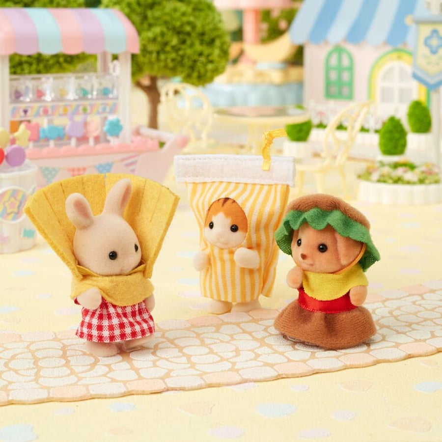 سلفانيان فاميليز مجموعة البرقر | Sylvanian Families Baby Trio Hamburger Set