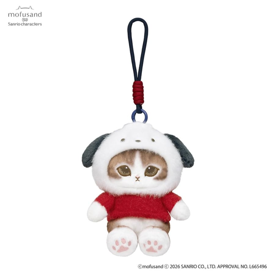 [موفوساند x سانريو ] موفوساند و بوتشاكو دمية مع تعايقة | mofusand×Sanrio Characters Potefuwa Mascot