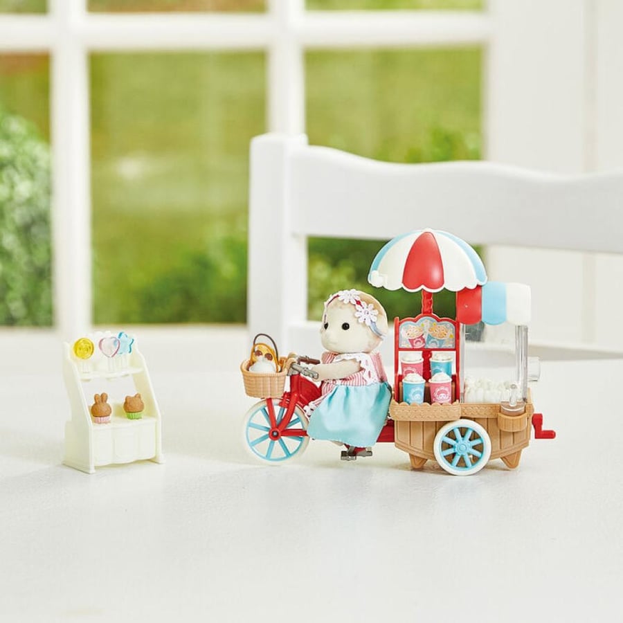 سلفانيان فاميليز كشك الفشار المتنقل | Sylvanian Families Popcorn Delivery Trike