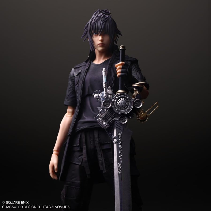 فاينل فانتسي  مجسم نوكتس لوسيس كايلوم | FINAL FANTASY XV PLAY ARTS SHIN Action Figure - NOCTIS LUCIS CAELUM