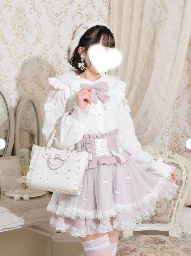 {نويمي} حقيبة انيقة لؤلؤية | NOEMIE Sparkling bijou 2way shoulder bag