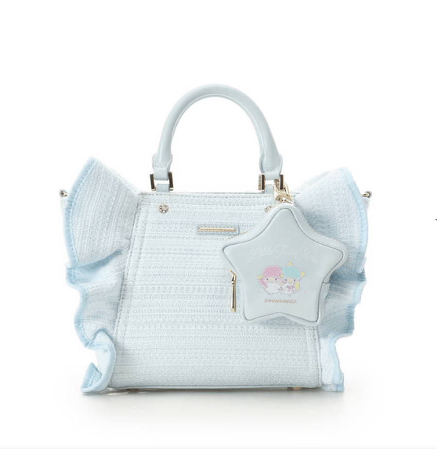 {سمانثا فيغا x سانريو} حقيبة فريل | Samanthavega "Little Twin Stars" (Kiki & Lara) Frilled Handbags