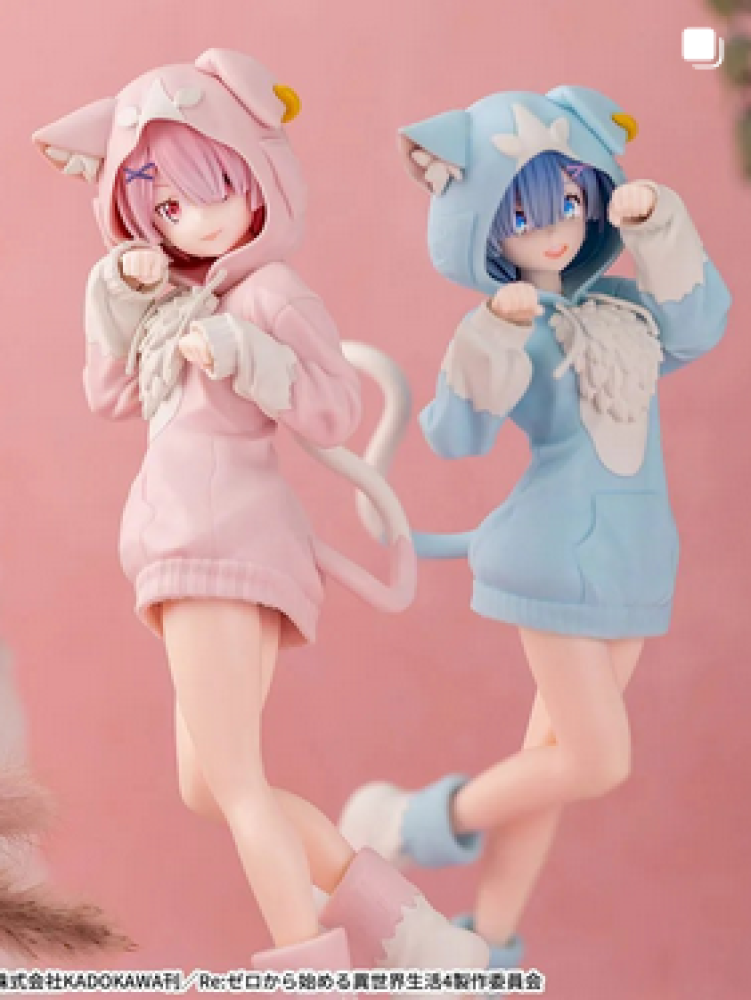 ريزيرو مجسم ريم اصدار القطة | Re:Zero -Starting Life in Another World- Rem: Mofumofu Puck Ver.