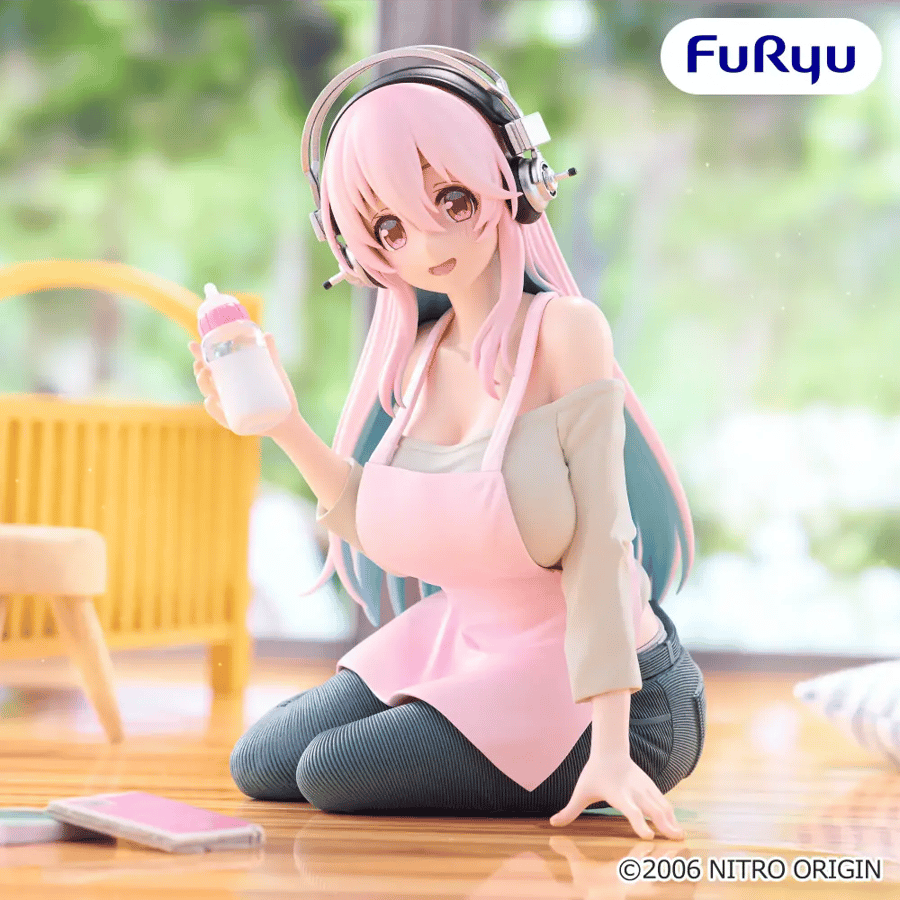 سوبر سونيكو – مجسم نودل ستوبر (mother Sonico) | Super Sonico – noodle stopper figure (mother sonico)