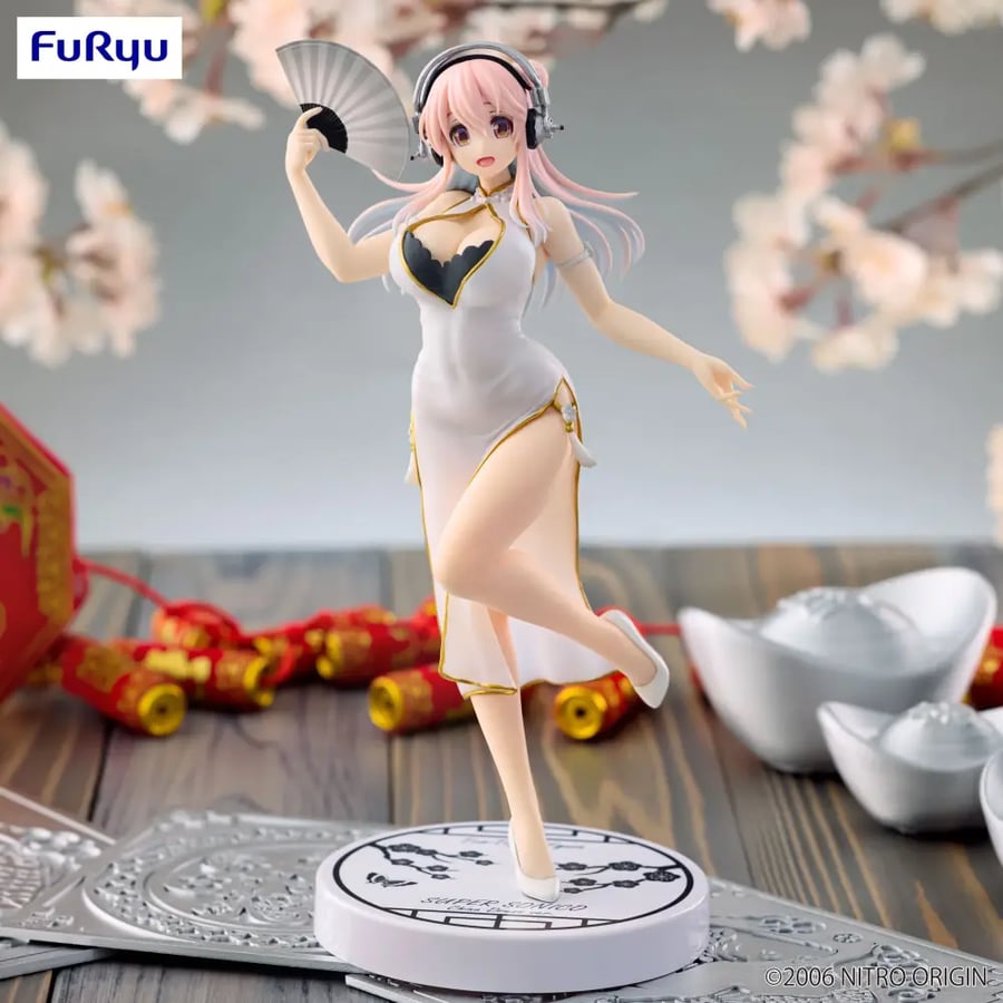 مجسم سوبر سونيكو اصدار الفستان الصيني | SoniComi Super Sonico Trio-Try-iT China Dress ver
