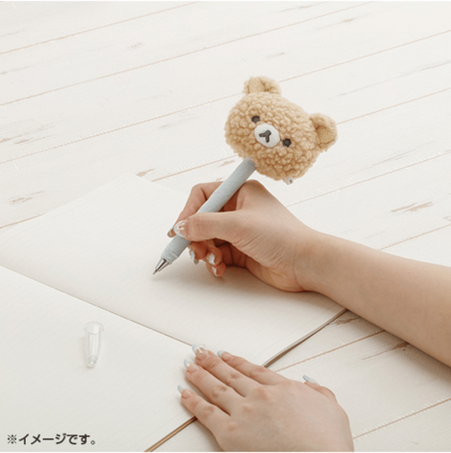 ريلاكوما قلم بوجه الشخصية | Stuffed toy pen (Rilakkuma)
