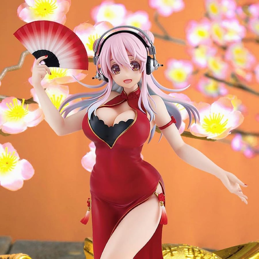 مجسم سوبر سونيكو اصدار الفستان الصيني | SoniComi Super Sonico Trio-Try-iT China Dress ver