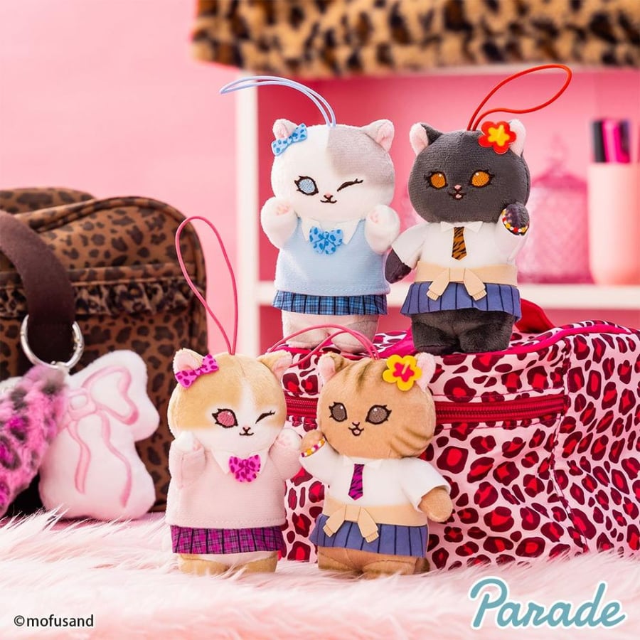 موفوساند – دمية بتعليقة بستايل القيارو | Mofusand – Gyaru style mascot plushies