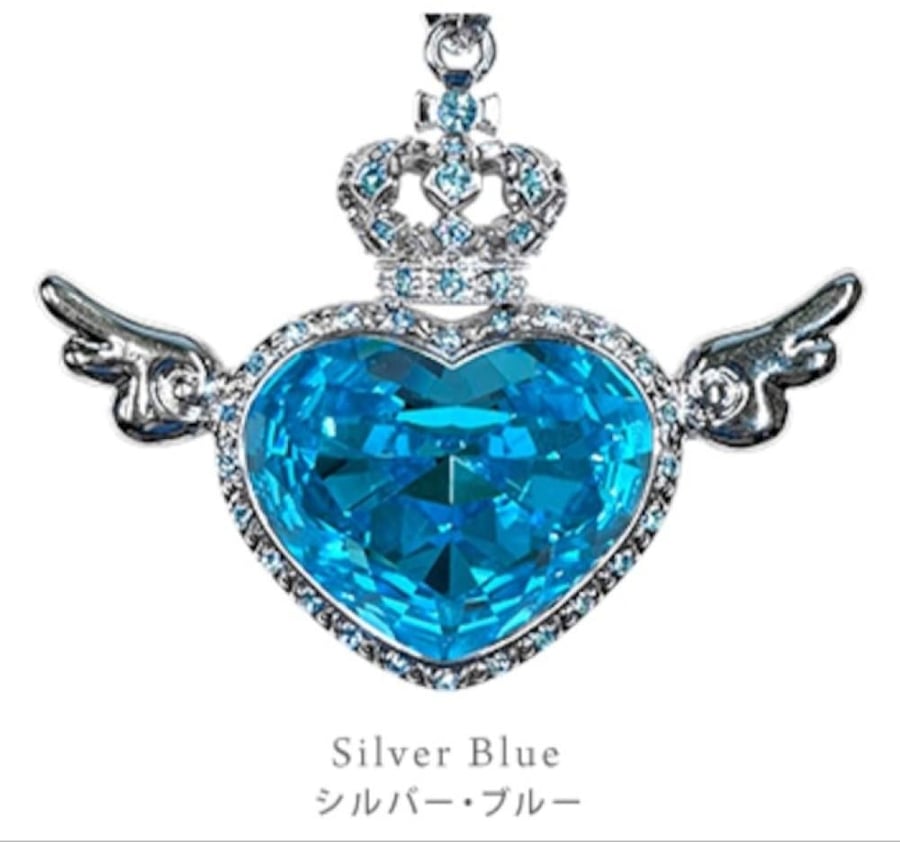 باريس كيدز – قلادة تاج القلب الملائكي | Paris kids – Angel Heart Crown Necklace