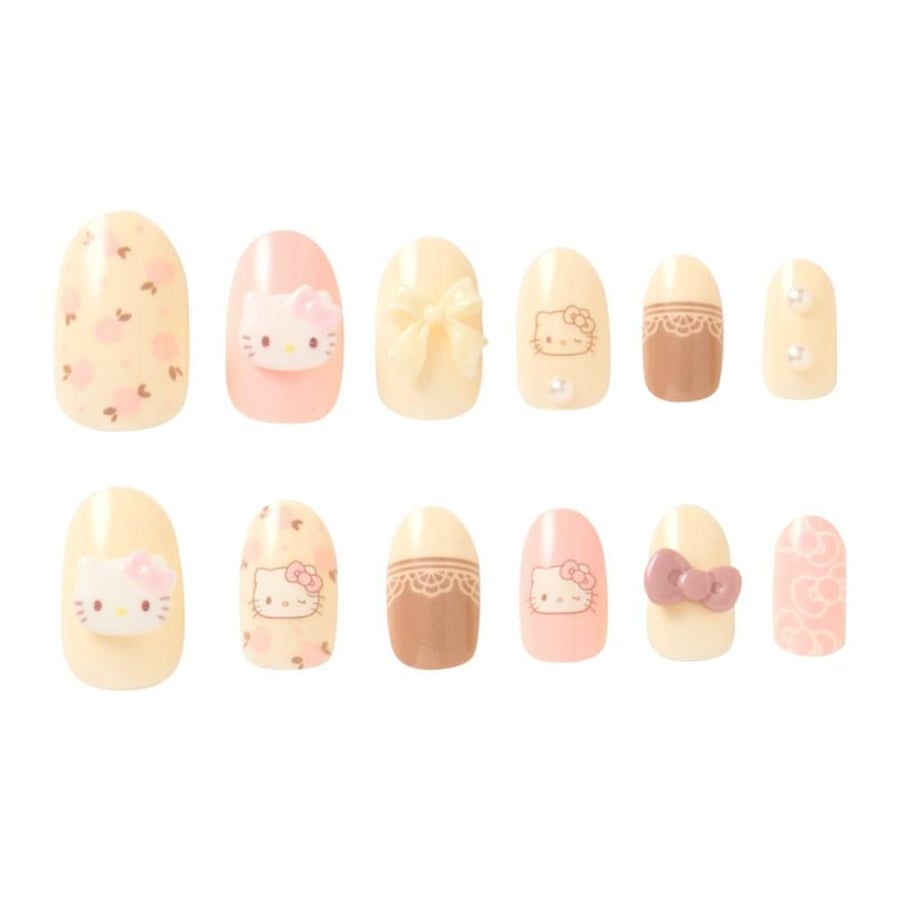 هيلو كيتي – أظافر فتاة النيو موري | Hello Kitty Nail Tips - Neo Mori Girl (Sanrio Closet Collection)