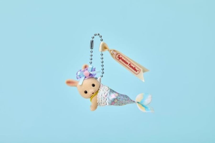 سلفانيان فاملي ميدالية الأرنب حورية البحر | Sylvanian Faamilies mermaid keychain