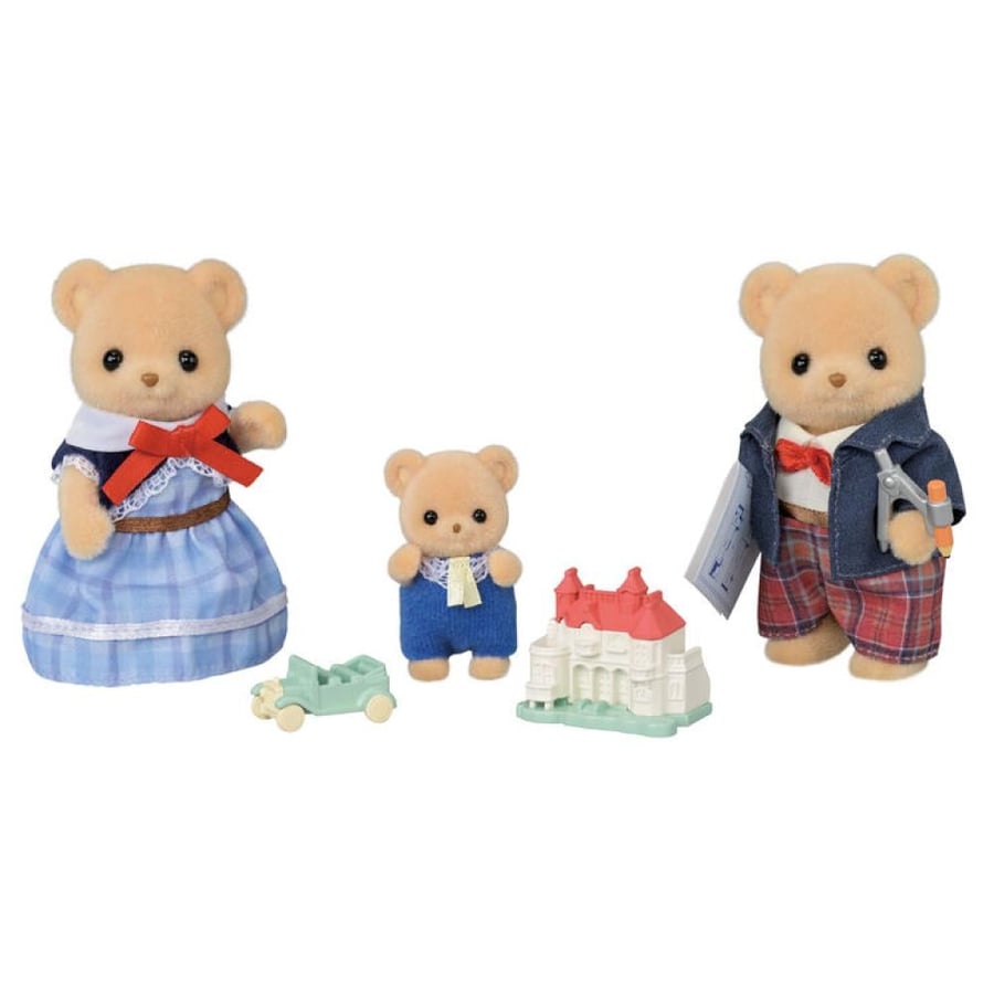 سلفانيان فاميليز مجموعة الدببة البنية | Sylvanian Families Biscuit Bear Family