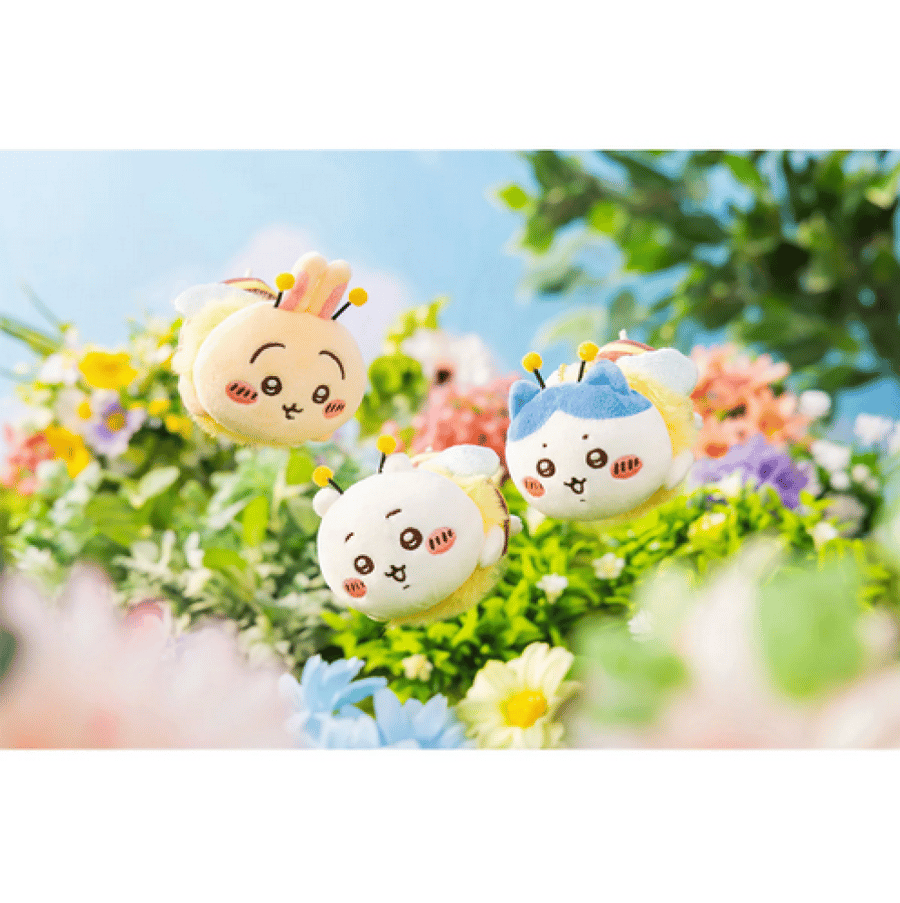 النحولة هاتشيواري دمية مع ميدالية | Chiikawa Bee Mascot (Rabbit)