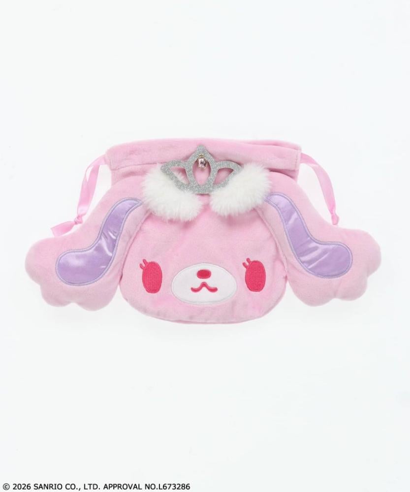 حقيبة برباط فرو شوقر مينويت فرو فلوكي | Sugar Minuet Fluffy Drawstring Pouch