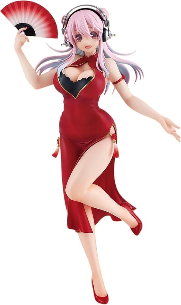 مجسم سوبر سونيكو اصدار الفستان الصيني | SoniComi Super Sonico Trio-Try-iT China Dress ver