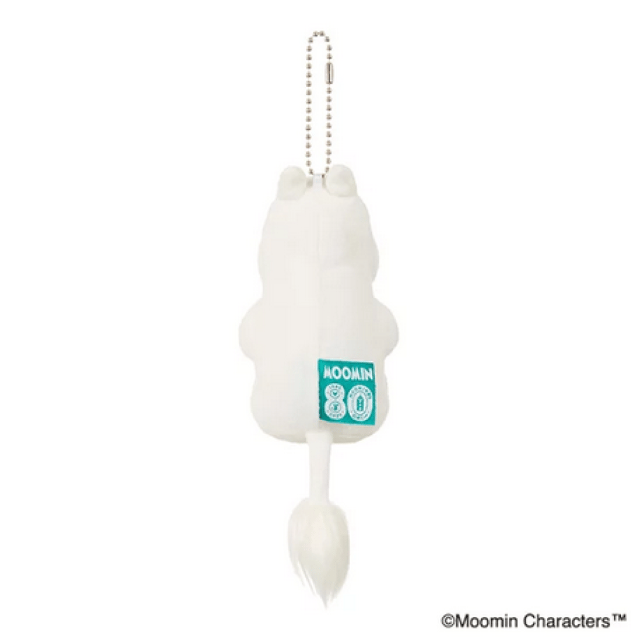 مومين دمية مومين مع تعليقة | Moomin Logo Mascot—80th Anniversary