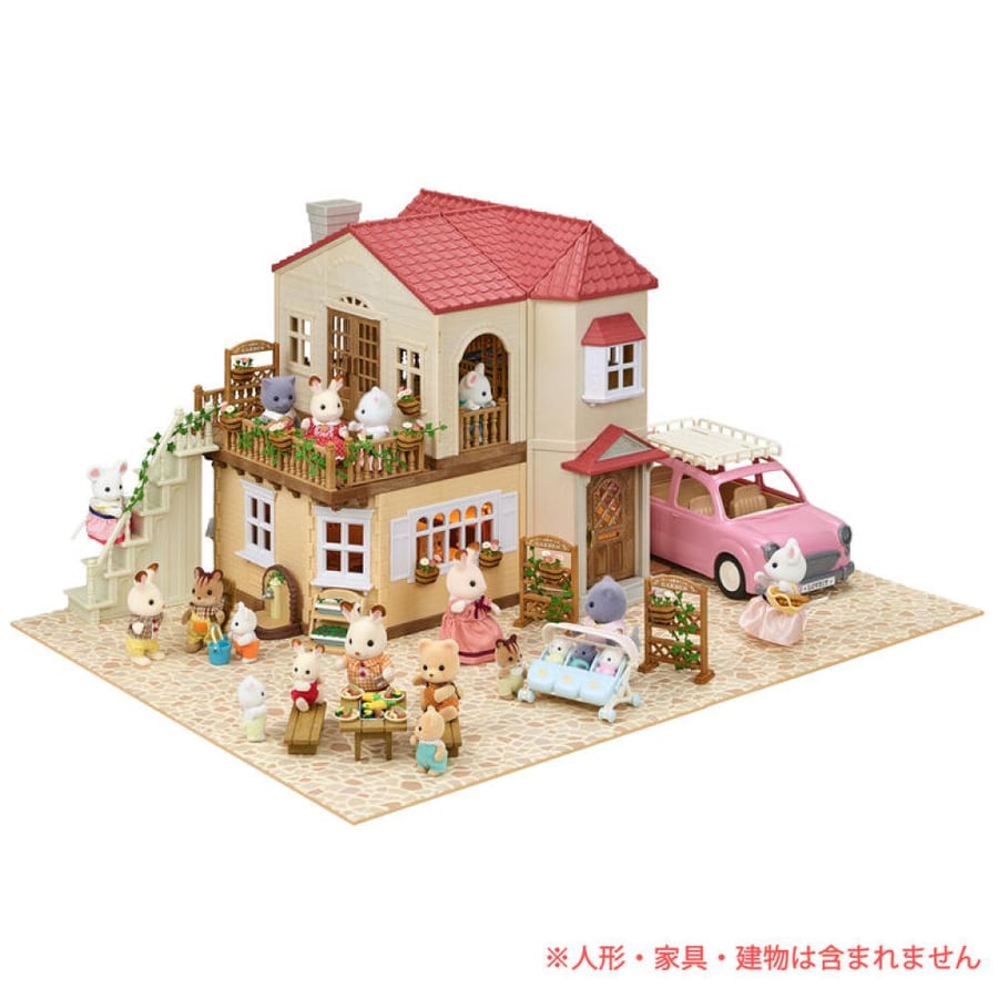 سلفانيان فاميليز حصيرة للعرض | Sylvanian Families Stone Pavement Cobblestone Plate