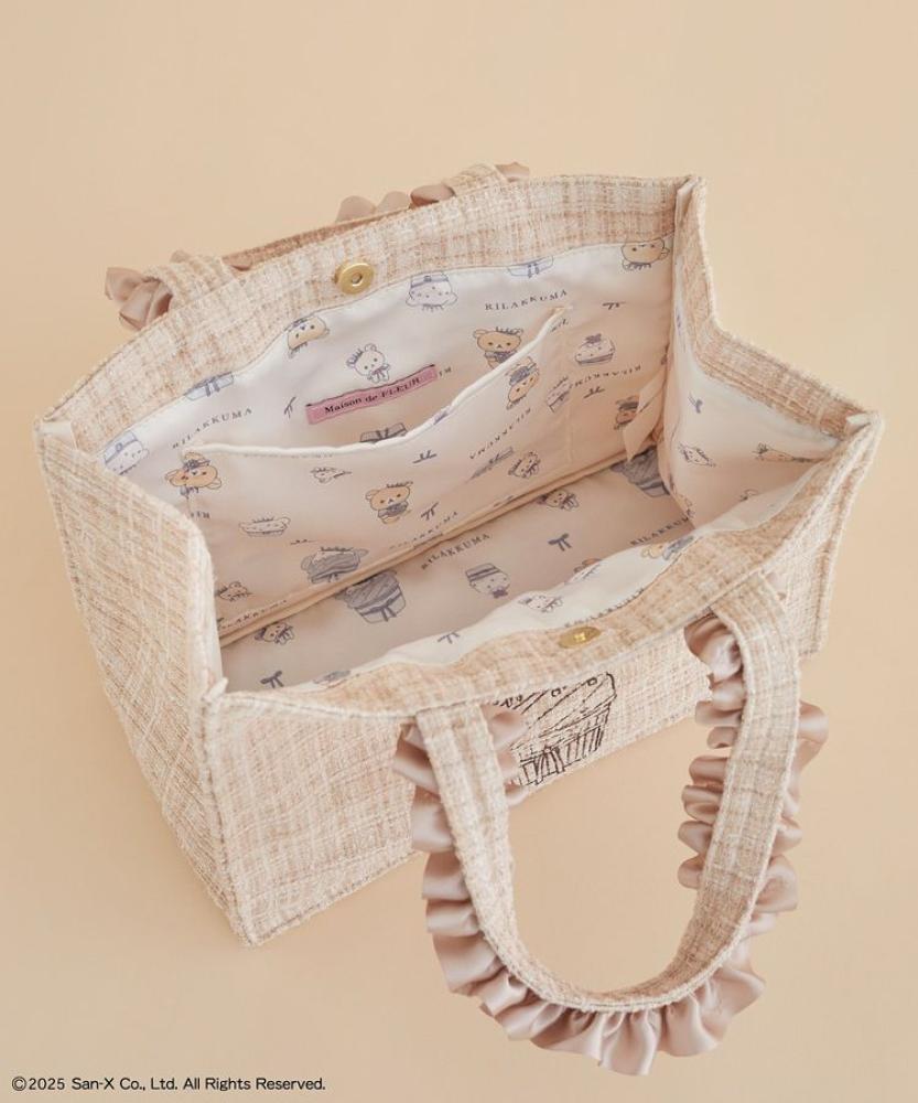 Rilakkuma Frill Handle Square Tote