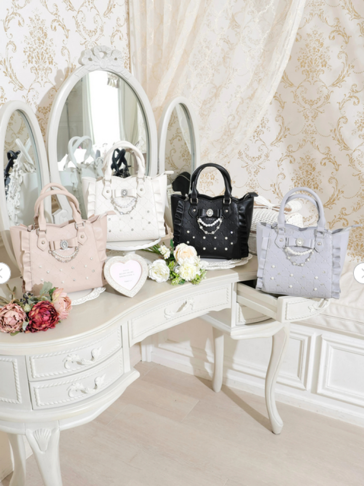 {نويمي} حقيبة انيقة لؤلؤية | NOEMIE Sparkling bijou 2way shoulder bag