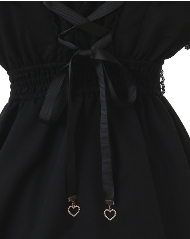 ليزليسا طقم كاش كور أمامي بفيونكة كبيرة | LizLisa Front Kashcourt BIG Ribbon Setup
