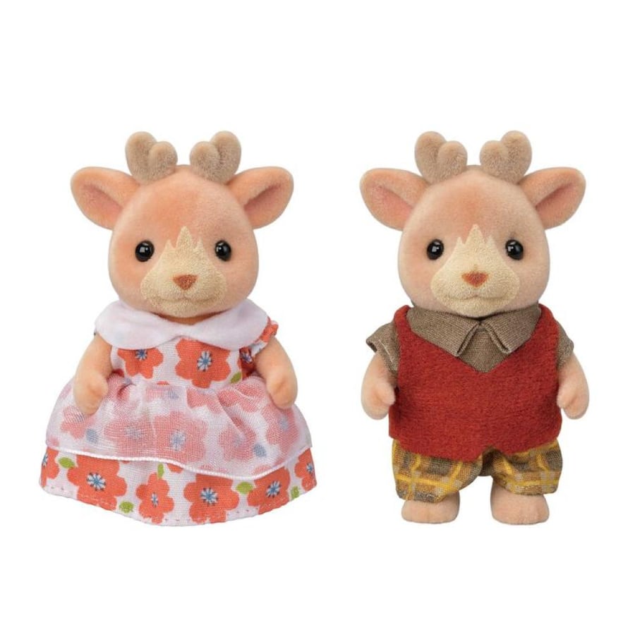 سلفانيان فاميليز منزل العطلة السنوية | Sylvanian Families Reindeer Siblings and Christmas Holiday Lodge