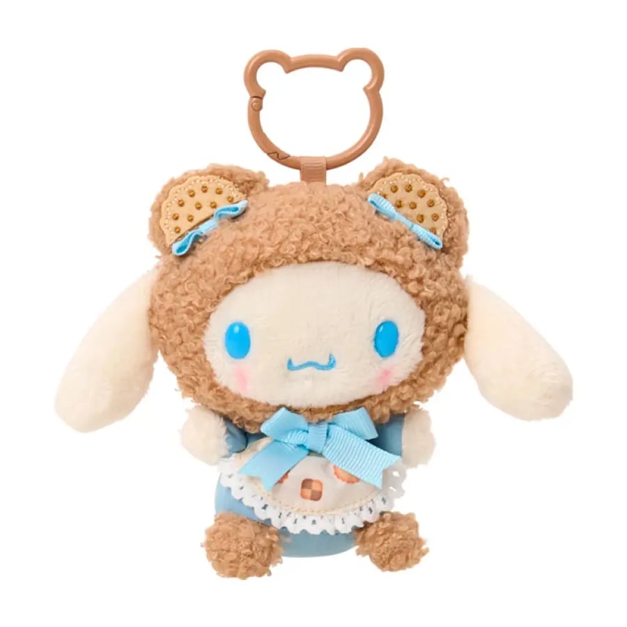 سينامورول – دمية بحامل معدني (دب الكوكيز) | My cinnamoroll – mascot holder (cookie fluffy bear)