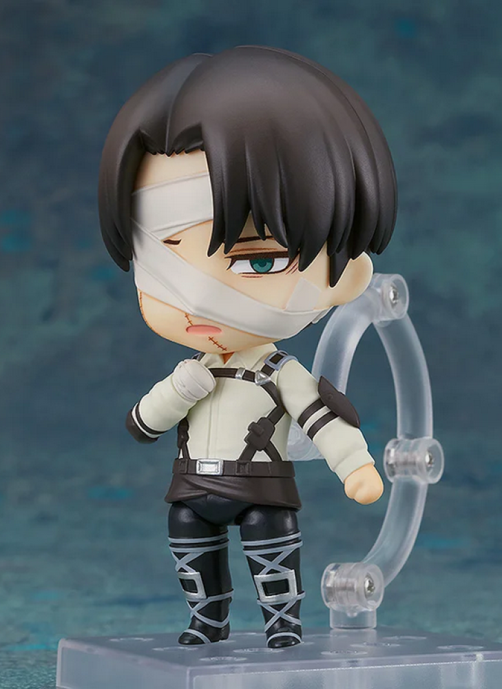 مجسم نندرويد ليفاي من الجزء الاخير 2002 | Nendoroid Levi Ackerman The Final Season Ver.2002