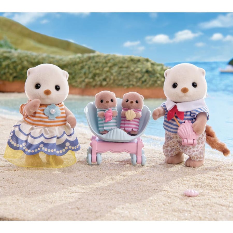 سلفانيان فاميليز عائلة ثعالب البحر |  Sylvanian Families Sea Otter Family set