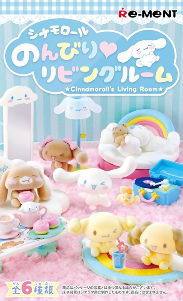 Sanrio Cinnamoroll Relaxed Living Room 6-Piece Box (Food Toy) [ReMent]
