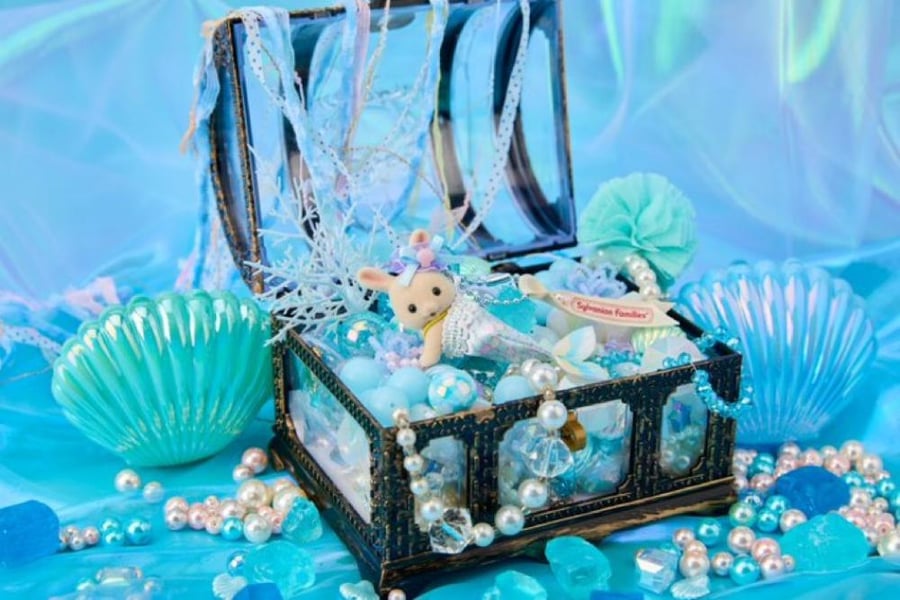 سلفانيان فاملي ميدالية الأرنب حورية البحر | Sylvanian Faamilies mermaid keychain