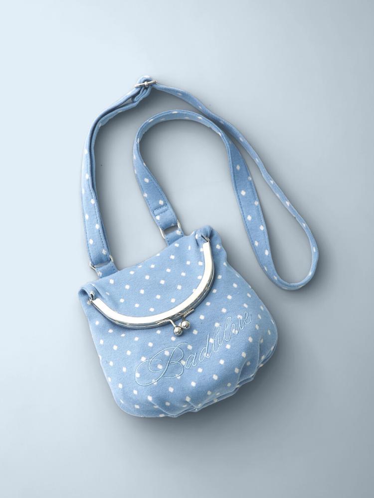 باد بلو حقيبة باو بنقشة نقاط ناعمة | Bad Blue Dot Cozy Bao Bag