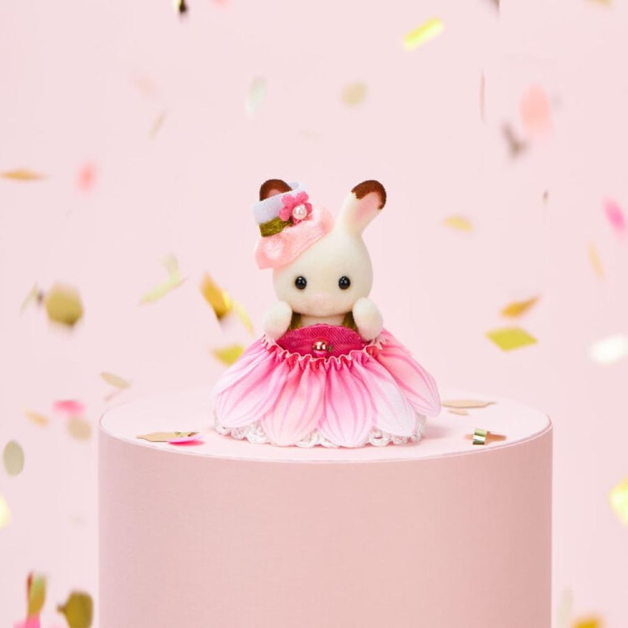سلفانيان فاميليز الثلاثي الانيق | Sylvanian Famlilies Baby Trio (Floral Dress)