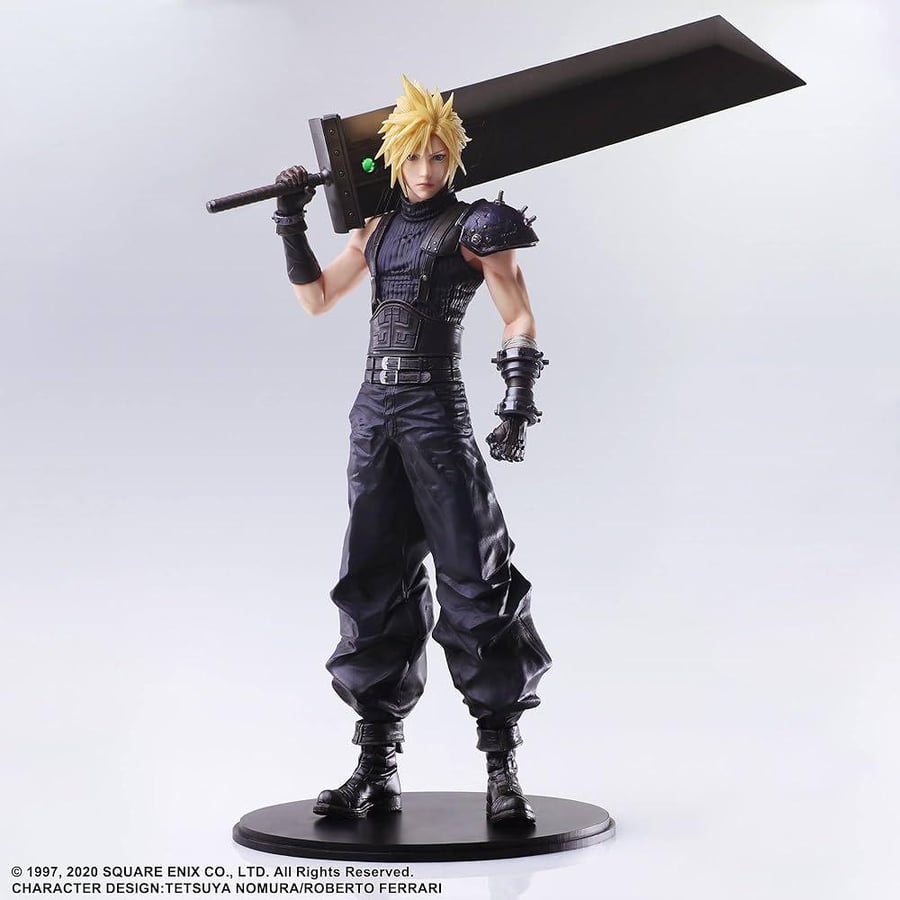 فاينل فانتسي مجسم كلاود سترايف | FINAL FANTASY VII REMAKE STATIC ARTS - CLOUD STRIFE