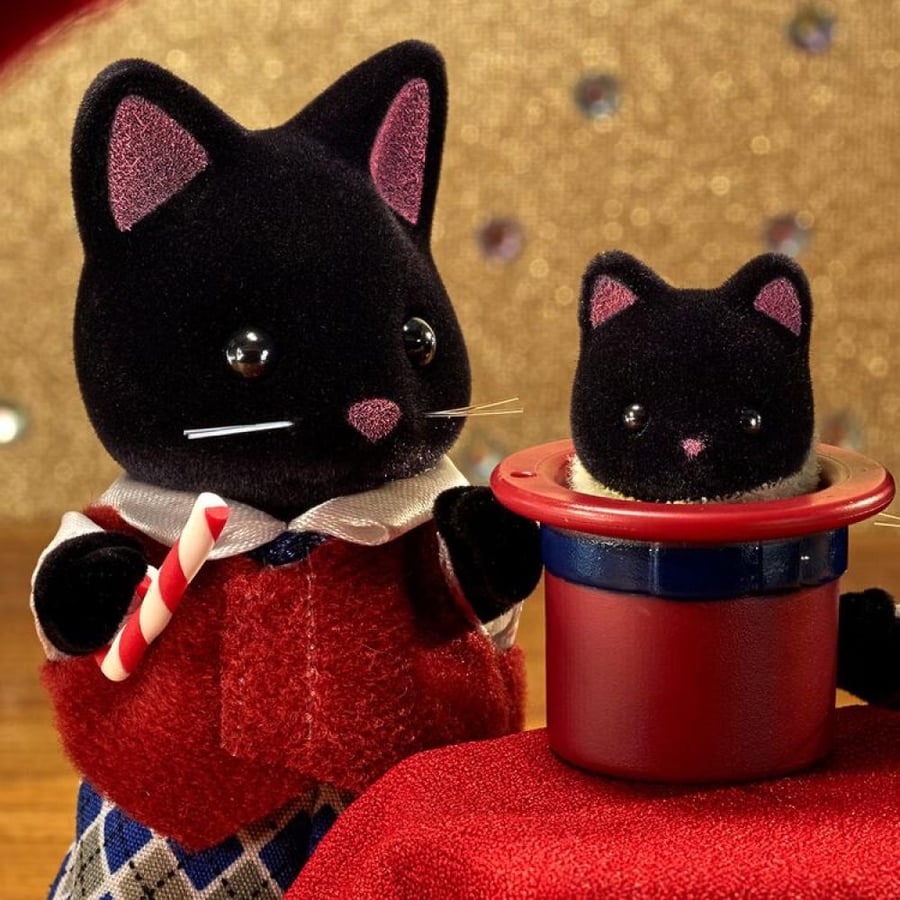 سلفانيان فاميليز عائلة القط الاسود | Sylvanian Families Midnight Cat Family