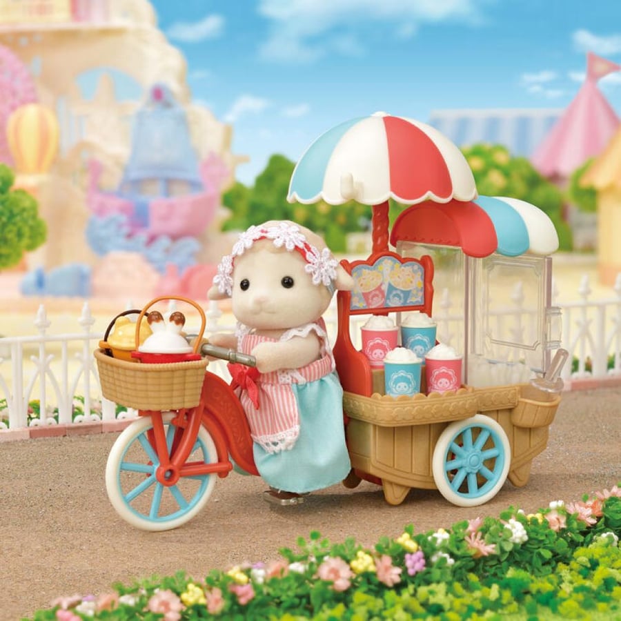 سلفانيان فاميليز كشك الفشار المتنقل | Sylvanian Families Popcorn Delivery Trike